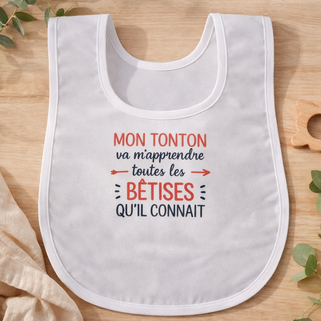 bavoir personnalisé